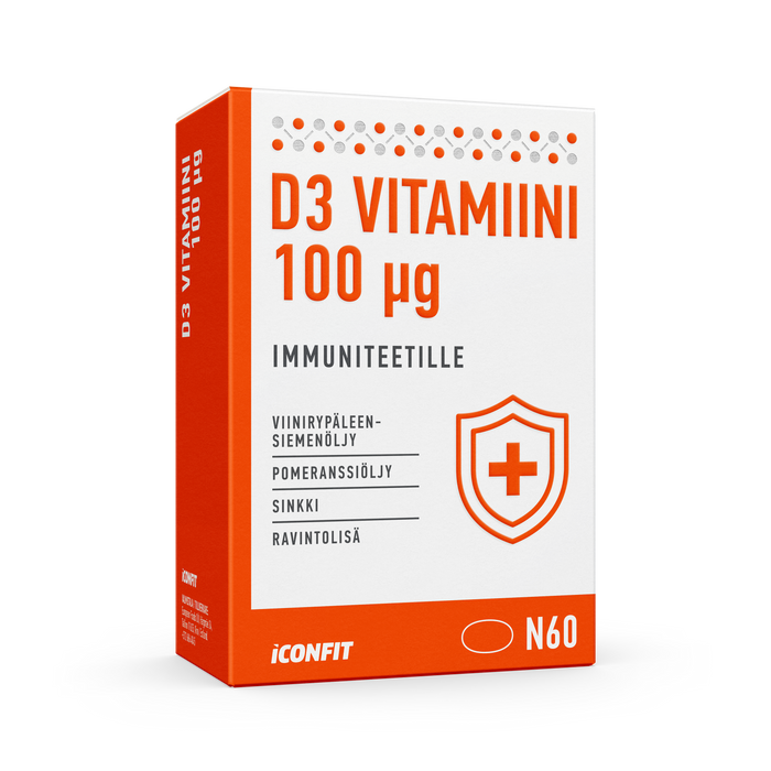 ICONFIT D3-vitamiini 4000 IU (90 kapselia)