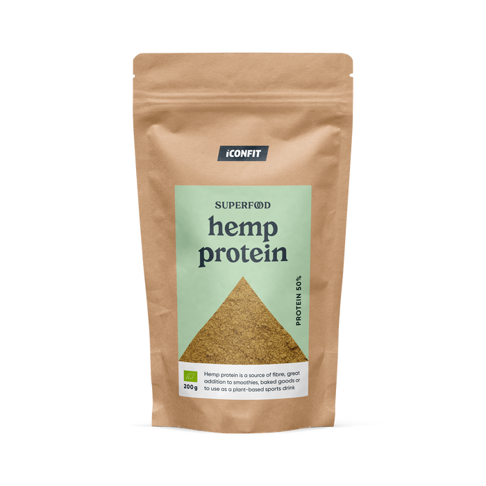 ICONFIT Superfoods Органический конопляный протеин 50% 200 г