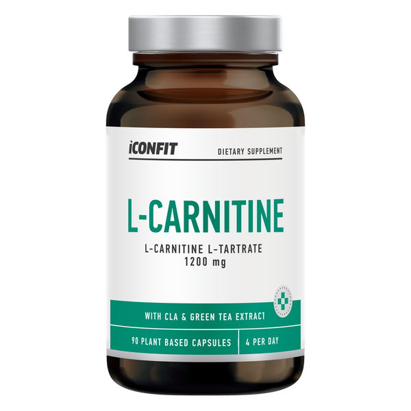 ICONFIT L-Carnitine avec CLA et Thé Vert (90 gélules)