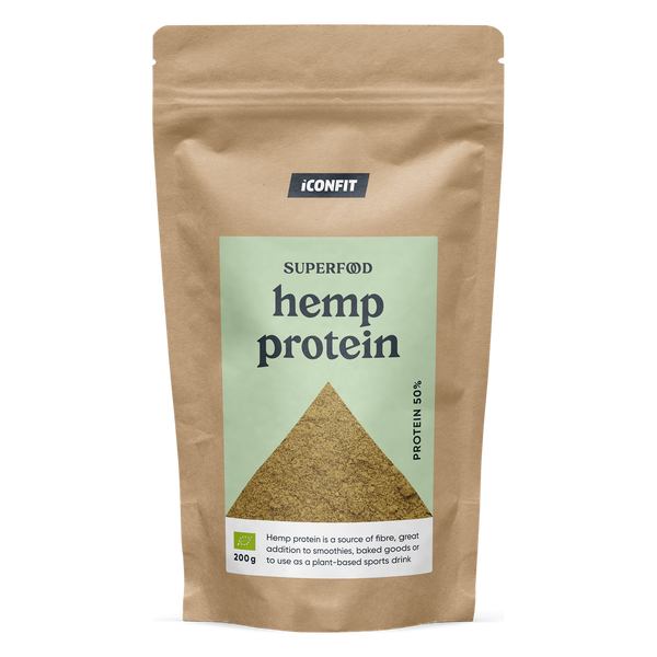 ICONFIT Superfoods Protéine de chanvre bio 50% (200g)